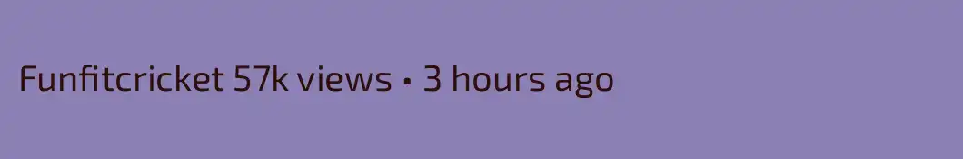 Funfitcricket 57k views • 3 hours ago 